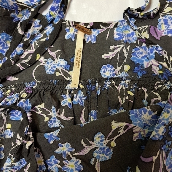 FREE People Floral Strappy Romper - Picture 4 of 9